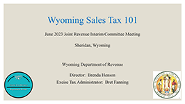 Wyoming Sales Tax 101